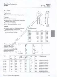 B59970C0160A051 Datasheet Cover