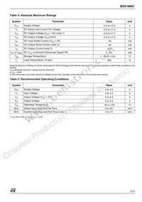 B5S16861TTR Datasheet Page 3
