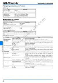 B5T001001G Datasheet Page 2