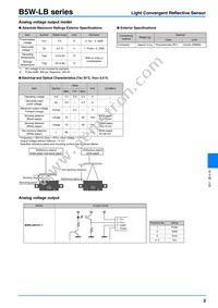 B5W-LB1122-1 Datasheet Page 3