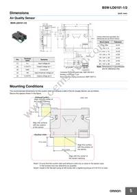 B5W-LD0101-2 Datasheet Page 5