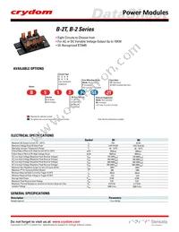 B634SE-2T Datasheet Cover