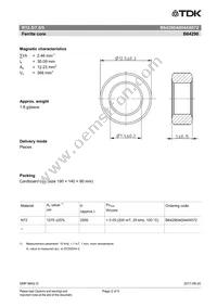 B64290A0044X072 Datasheet Page 2