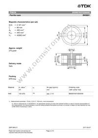 B65691K0100A048 Datasheet Page 2