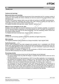 B65805C0000R035 Datasheet Page 3