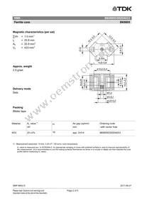 B65805C0020A033 Datasheet Page 2