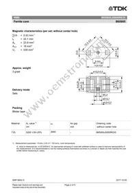 B65805J0000R035 Datasheet Page 2
