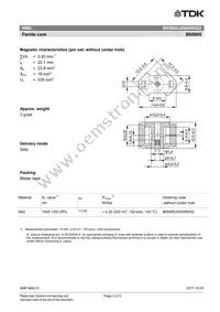 B65805J0000R092 Datasheet Page 2