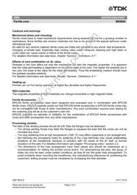 B65805J0063A087 Datasheet Page 3