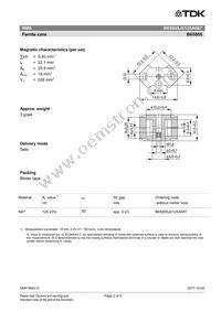 B65805J0125A087 Datasheet Page 2