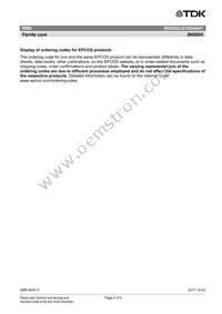 B65805J0160A041 Datasheet Page 4