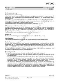 B65805P0000R041 Datasheet Page 3