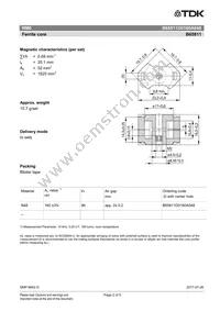 B65811D0160A048 Datasheet Page 2