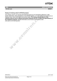 B65811D1000K048 Datasheet Page 4