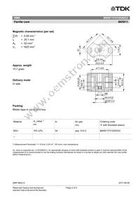 B65811F0100A033 Datasheet Page 2