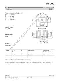 B65811F0100A048 Datasheet Page 2