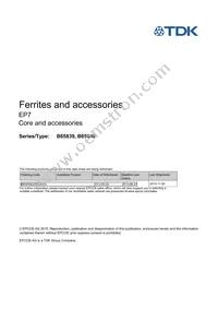 B65840D2000X Datasheet Cover