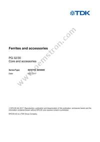 B65879B0000R087 Datasheet Cover