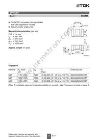 B66434G0000X197 Datasheet Page 2