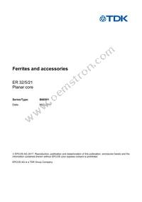 B66501G0000X192 Datasheet Cover