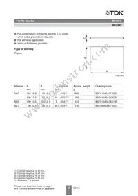 B67410A0189X187 Datasheet Page 2