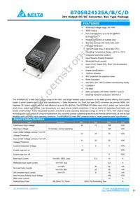 B70SR24125AC Datasheet Cover