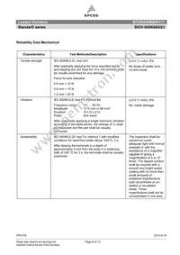 B72205S0600K311 Datasheet Page 8