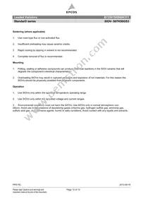 B72207S0500K311 Datasheet Page 12