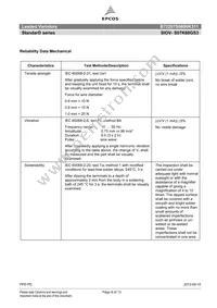 B72207S0600K311 Datasheet Page 8