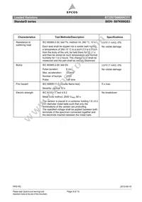 B72207S0600K311 Datasheet Page 9