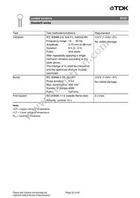 B72207S170K401 Datasheet Page 22