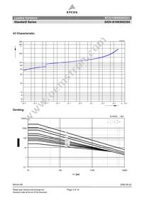 B72210S0500K531 Datasheet Page 3