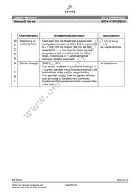 B72210S0500K531 Datasheet Page 8