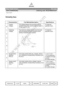 B72210S0621K331 Datasheet Page 6