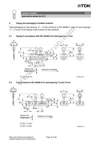 B72210S1390K501 Datasheet Page 10