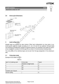 B72210S1390K501 Datasheet Page 13