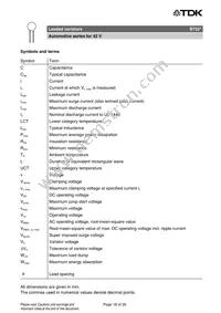 B72210S1390K501 Datasheet Page 18