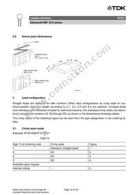 B72214P2211K101 Datasheet Page 16