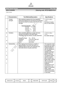 B72214Q0551K101 Datasheet Page 5