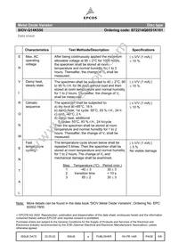 B72214Q0551K101 Datasheet Page 7