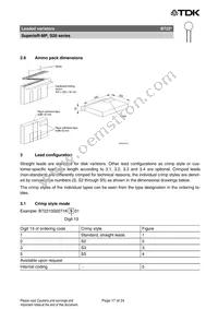 B72220P3681K101 Datasheet Page 17