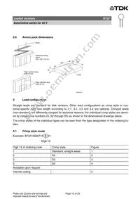 B72220S1390K501 Datasheet Page 13