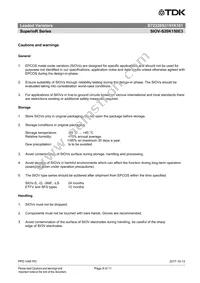 B72220S3151K101 Datasheet Page 9