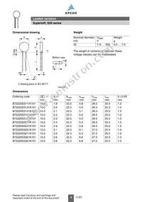 B72220S3271K101 Datasheet Page 4