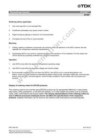 B72220W2321K101 Datasheet Page 15