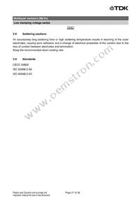 B72440P5040S260 Datasheet Page 21