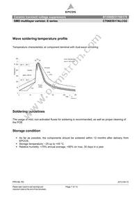 B72500E2170S170 Datasheet Page 7