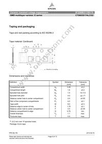 B72500E2170S170 Datasheet Page 8