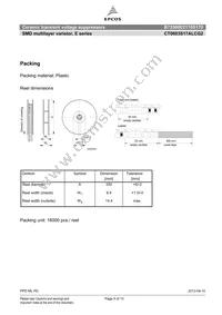 B72500E2170S170 Datasheet Page 9