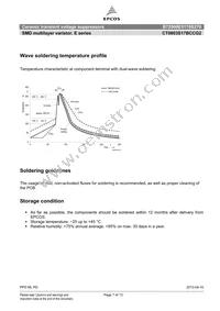 B72500E5170S270 Datasheet Page 7